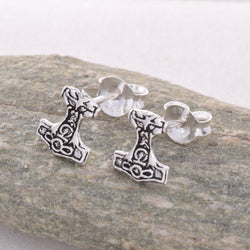 S453 - Thors hammer Stud earrings