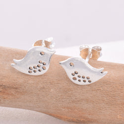 S455 - Love bird stud earrings
