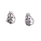 S530 - Ladybird silver stud earrings