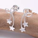 S692 - 925 Shooting star stud earrings