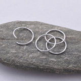 E458 - Sterling silver nose ring flexible 10mm