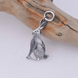 P336 - Moon Gazing Hare 925 Silver pendant